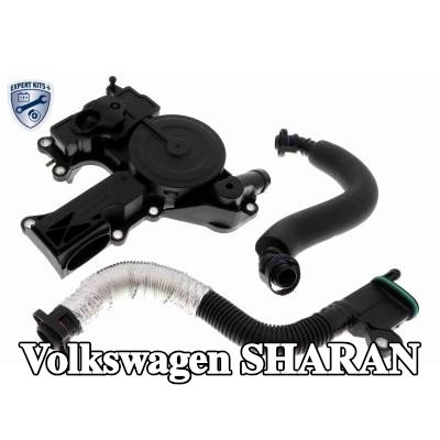 VAICO مجموعة إصلاح, فتحة تهوية علبة المرافق في رأس الأسطوانة, مع حشية/مانع تسرب — 2012 Volkswagen Sharan