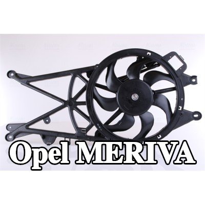 NISSENS مروحة مكثف تكييف الهواء بدون وحدة تحكم — Opel Meriva