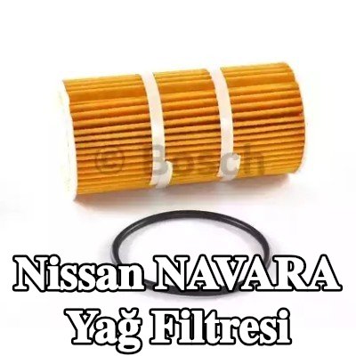 BOSCH Conta/sızdırmazlık elemanlı yağ filtresi — Nissan Navara