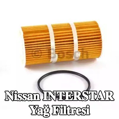 BOSCH Conta/sızdırmazlık elemanlı yağ filtresi — 2022 Nissan Interstar