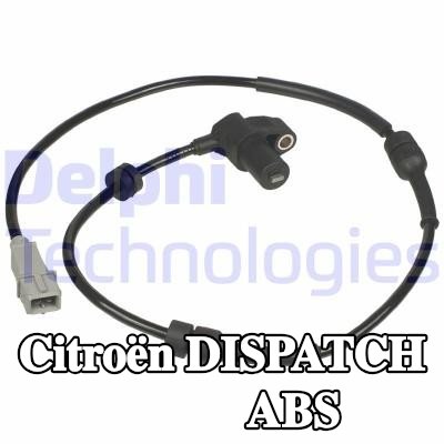 DELPHI مستشعر ABS المحور الأمامي, يمين — 2002 Citroën Dispatch