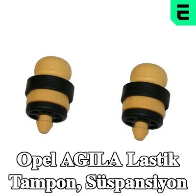 OPTIMAL Lastik tampon, süspansiyon Arka Aks Sol, Arka Aks Sağ, Sağ — 2002 Opel Agila