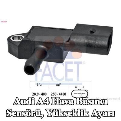 FACET Hava Basıncı Sensörü, bağlantı borusu olmadan yükseklik ayarı — Audi A4