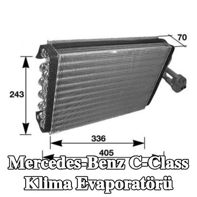 MAHLE Genleşme valfi olmayan klima evaporatörü — 1995 Mercedes-Benz C-Class