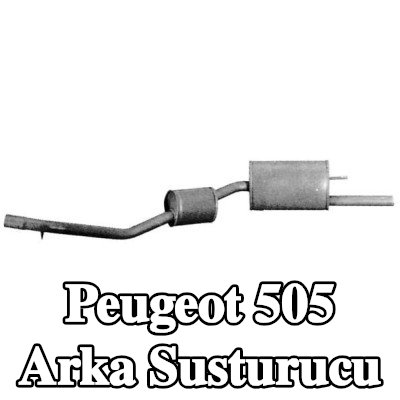 VEGAZ Arka susturucu 1460mm — Peugeot 505