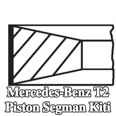 MAHLE Piston Segman Kiti — Mercedes-Benz T2