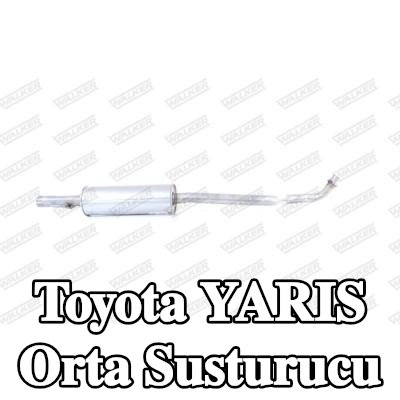WALKER Orta susturucu 1410mm, montaj parçaları olmadan — 2002 Toyota Yaris