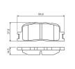 BOSCH Fren balatası seti 14, 5mm — Toyota Wish (5)