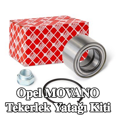 FEBI BILSTEIN Tekerlek yatağı kiti Ön Aks, ABS sensör halkalı, entegre manyetik sensör halkalı — 2012 Opel Movano
