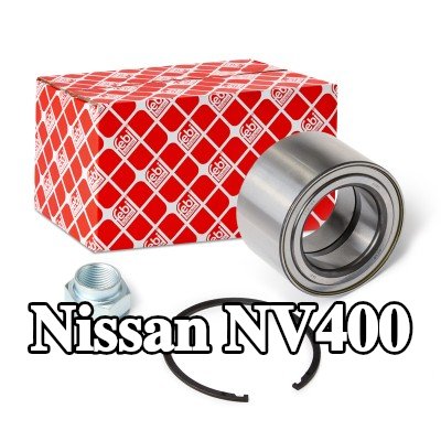 FEBI BILSTEIN مجموعة محامل العجلات - المحور الأمامي, مع حلقة مستشعر ABS, مع حلقة مستشعر مغناطيسي مدمجة — Nissan Nv400