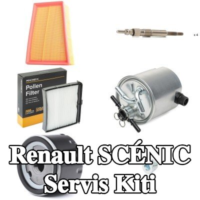 RIDEX Servis kiti — 2005 Renault Scénic