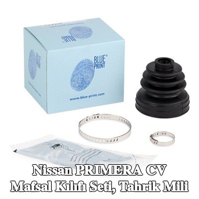 BLUE PRINT CV kılıf kiti, tahrik mili şanzıman tarafı, Kauçuk — Nissan Primera