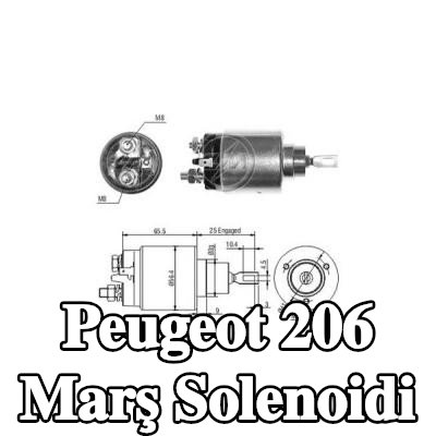 ERA Marş solenoidi — 2000 Peugeot 206