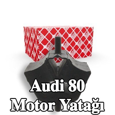 FEBI BILSTEIN Motor yatağı Ön, Elastomer — 1990 Audi 80