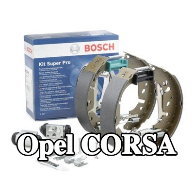 BOSCH مجموعة فرامل أسطوانية مع الملحقات, مع أسطوانة فرامل العجلة — 2012 Opel Corsa