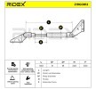 RIDEX Arka kapak destek kolu Sol Arka, 560mm — 1990 Nissan Sunny (5)