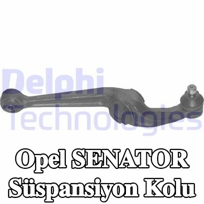 DELPHI Ön Aks Süspansiyon Kolu, Alt, Çelik, bilyeli mafsal ile — Opel Senator