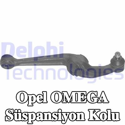 DELPHI Ön Aks Süspansiyon Kolu, Alt, Çelik, bilyeli mafsal ile — 1990 Opel Omega