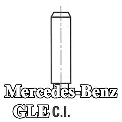 FRECCIA أدلة الصمامات جانب العادم, جانب السحب — Mercedes-Benz Gle