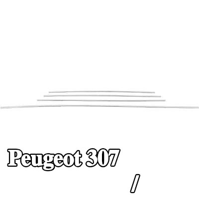DIEDERICHS مجموعة شرائط الزخرفة/الحماية، شبكة المبرد — Peugeot 307