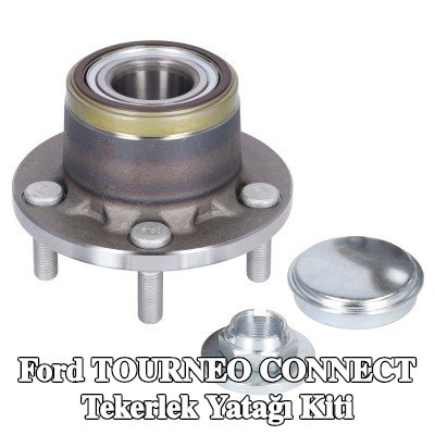 FEBI BILSTEIN Tekerlek yatağı kiti Arka Aks Sol, Arka Aks Sağ, Tekerlek göbeğine entegre tekerlek yatağı, ABS sensör halkalı, entegre manyetik sensör halkalı — 2012 Ford Tourneo Connect