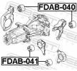 FEBEST Diferansiyel yatağı, ön, Arka Aks Üst — Ford Fusion (2)