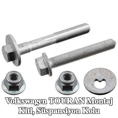 FEBI BILSTEIN Montaj kiti, süspansiyon kolu Arka Aks Sol, Arka Aks Sağ — Volkswagen Touran
