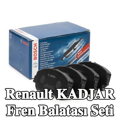 BOSCH Fren balatası seti 17, 7mm — Renault Kadjar