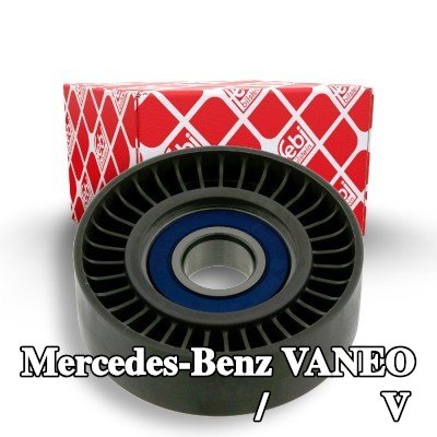 FEBI BILSTEIN بكرة الانحراف/التوجيه, V-ribbed belt Outer Diameter: 70mm — Mercedes-Benz Vaneo