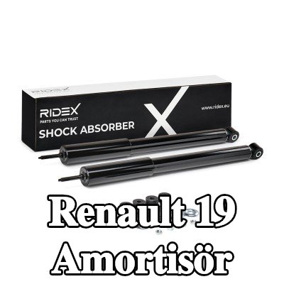 RIDEX Amortisör Arka Aks, Gaz Basıncı, Teleskopik Amortisör — Renault 19