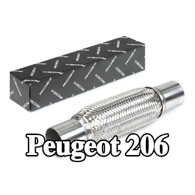 RIDEX أنبوب عادم مرن مع مقبس أنبوب — Peugeot 206