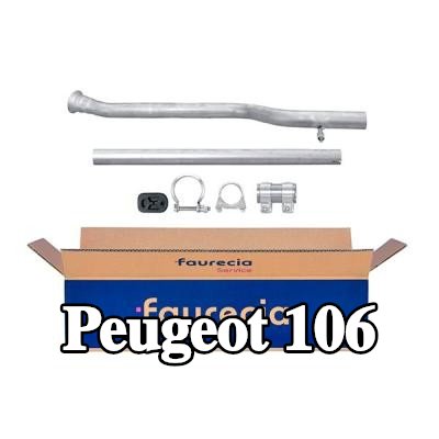 HELLA أنبوب إصلاح, محول حفاز مع قطع التثبيت — 1992 Peugeot 106