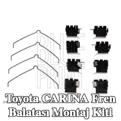 BLUE PRINT Fren balatası montaj kiti Ön Aks — Toyota Carina