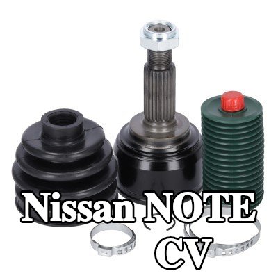 FEBI BILSTEIN طقم مفصل CV المحور الأمامي الأيسر, المحور الأمامي الأيمن, جانب العجلة, مع صمولة, مع شحم — 2012 Nissan Note