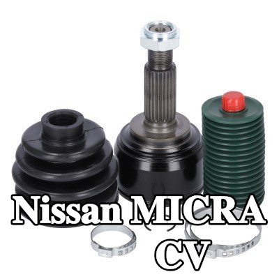 FEBI BILSTEIN طقم مفصل CV المحور الأمامي الأيسر, المحور الأمامي الأيمن, جانب العجلة, مع صمولة, مع شحم — 2003 Nissan Micra