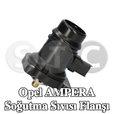 STC Conta/sızdırmazlık elemanı ile birlikte soğutma suyu flanşı, termostatlı — Opel Ampera