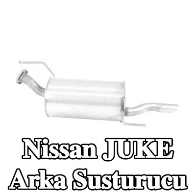 WALKER Arka susturucu 800mm, montaj parçaları olmadan — Nissan Juke