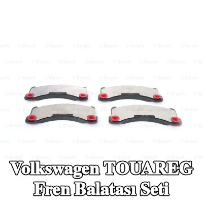 BOSCH Fren balatası seti 16, 1mm, gıcırtı önleyici plaka ile — 2012 Volkswagen Touareg