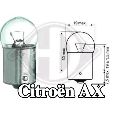 DIEDERICHS لمبة, إضاءة داخلية طويلة العمر — Citroën Ax