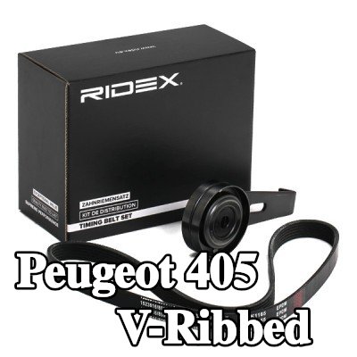 RIDEX مجموعة أحزمة V-Ribbed — 1995 Peugeot 405