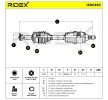 RIDEX Tahrik mili Ön Aks Sol, 608.5mm — 2000 Nissan Micra (2)