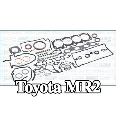 AJUSA مجموعة حشيات كاملة, محرك مزود بحشية رأس الأسطوانة, مع أختام ساق الصمام, FIBERMAX — 1997 Toyota Mr2