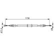 BOSCH كابل فرامل اليد 1730mm — Renault Master (4)