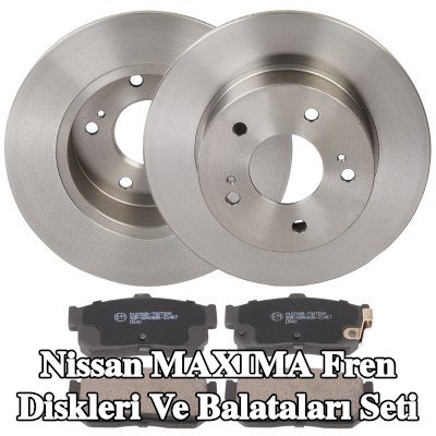 RIDEX Fren diskleri ve balataları seti Arka Aks, düz — 2000 Nissan Maxima
