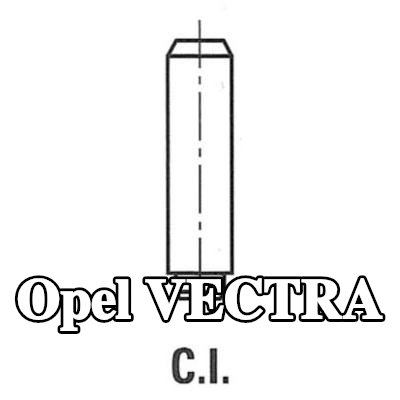 FRECCIA أدلة الصمامات — Opel Vectra