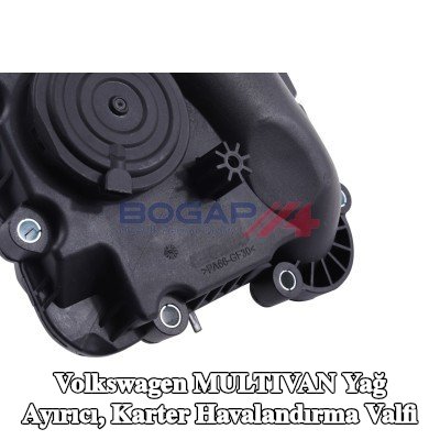 BOGAP Yağ ayırıcı, conta/sızdırmazlık elemanları ile karter havalandırması — 2012 Volkswagen Multivan