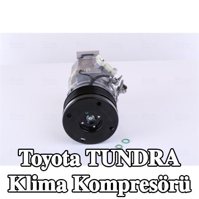NISSENS PAG kompresör yağı içeren klima kompresörü, manyetik kavrama ile, diyot olmadan — Toyota Tundra