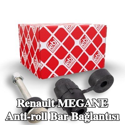 FEBI BILSTEIN Stabilizatör bağlantısı Ön Aks, dış, 69mm, Elastomer — 2000 Renault Megane