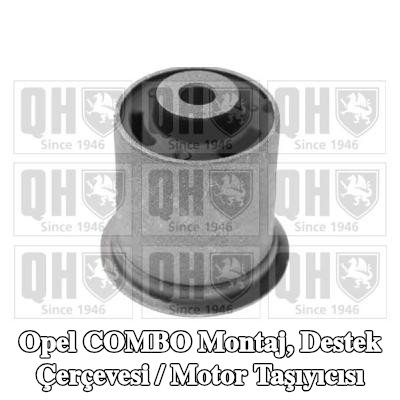 QUINTON HAZELL Montaj, destek çerçevesi / motor taşıyıcısı — Opel Combo