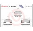 BREMBO Prime fren balatası seti, 16mm, gıcırtı önleyici plaka ile, aksesuarsız — 1995 Toyota Liteace (2)